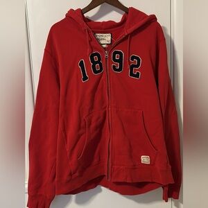 Y2K/Vintage Full Zip Abercrombie and Fitch Hoodie